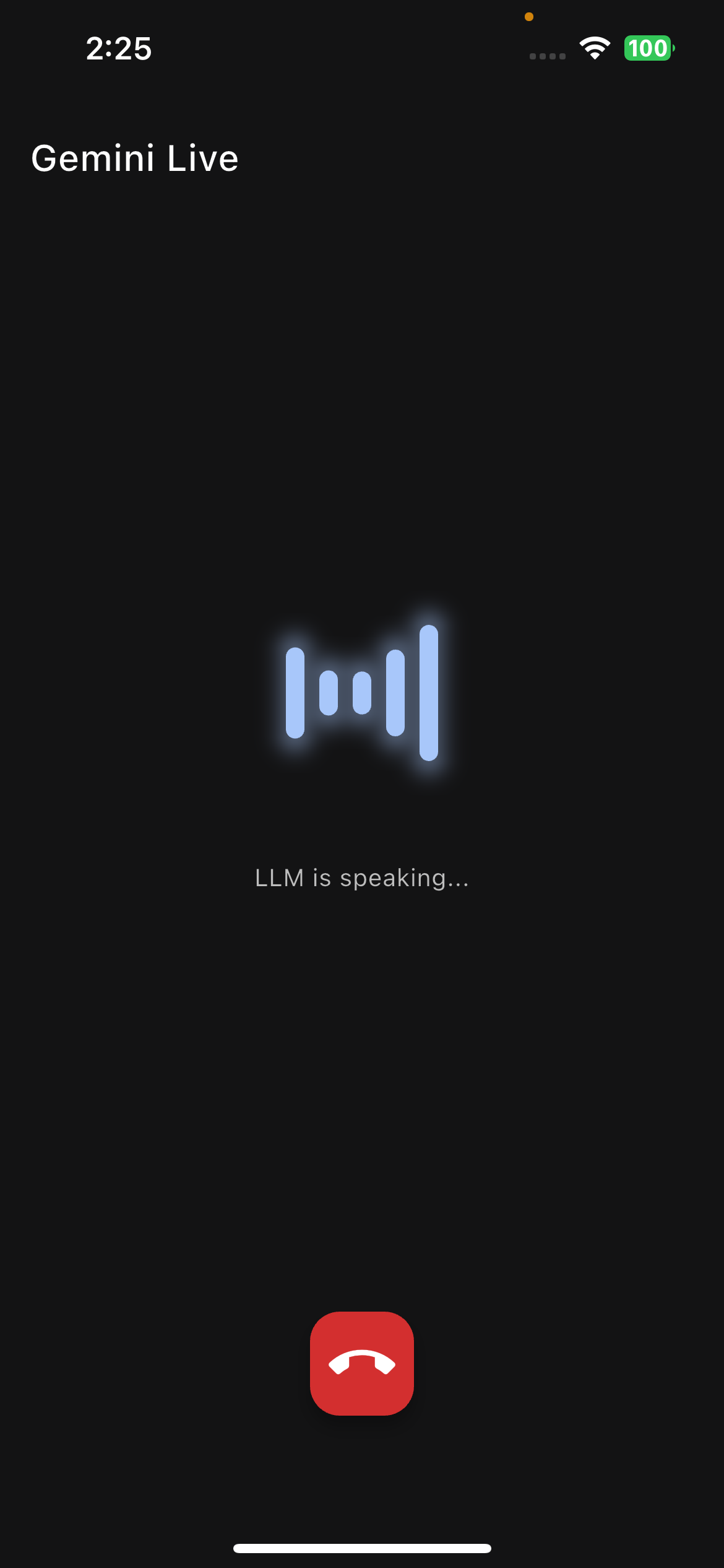 Live Conversation Screen